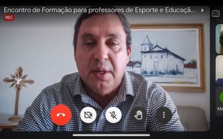 Encontro virtual de esportes reúne mais de 70 professores de Educação Física
