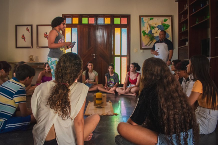 Encontro de Formação: estudantes da 3ª série A do Ensino Médio vivenciam momentos de fé e lazer