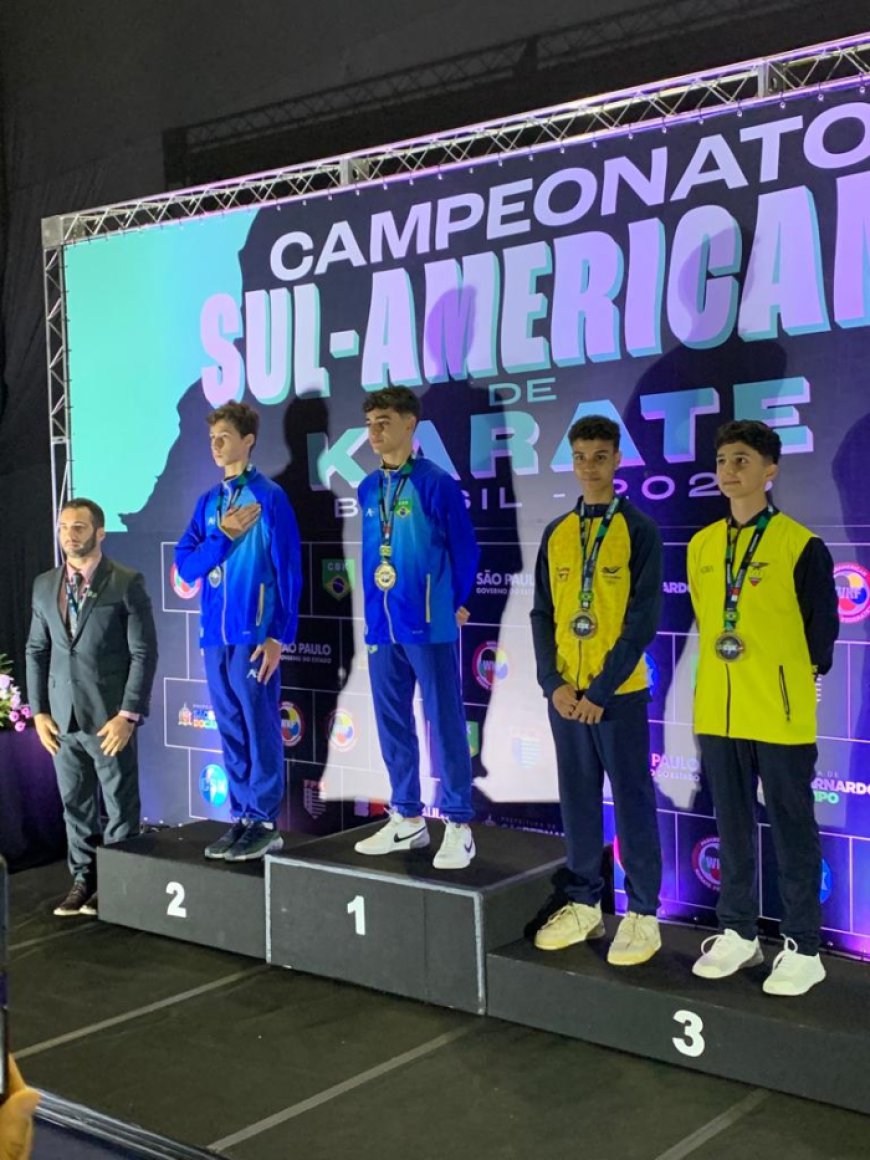 Aluno-atleta do Salesiano, João Paulo Amaral, é Bicampeão Sul-Americano de Karatê