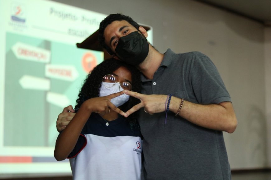 ​Experiência de vida marca palestra sobre profissões no Colégio Salesiano