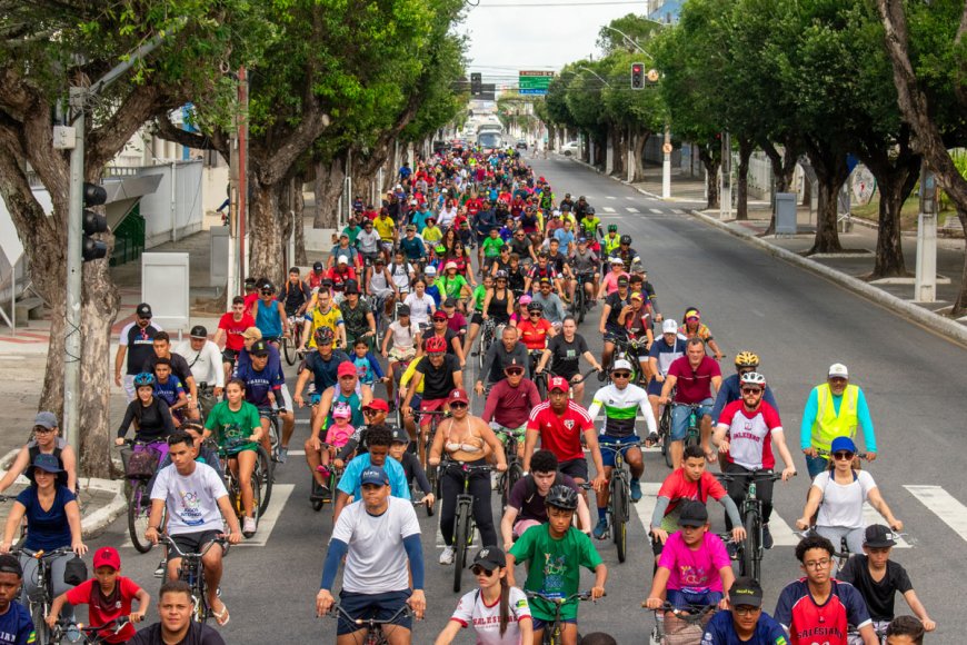 Pedalando com Dom Bosco 2023 promove saúde e alegria para a Família Salesiana de Aracaju