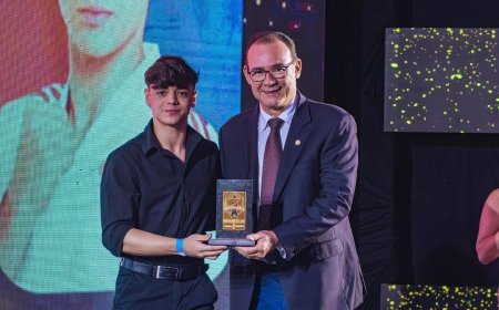 Aluno-atleta do Salesiano Aracaju conquista Prêmio Sergipe no Pódio - Melhores do Ano 2023