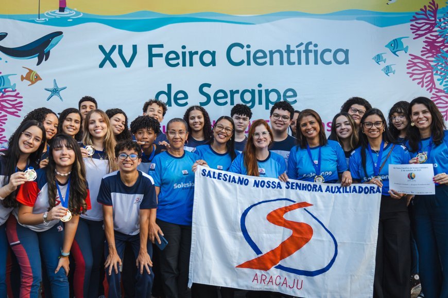 Colégio Salesiano Aracaju é premiado na Feira Científica de Sergipe